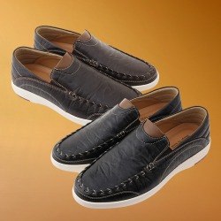 601슬립온(가죽)-남성 패션 스니커즈 신발